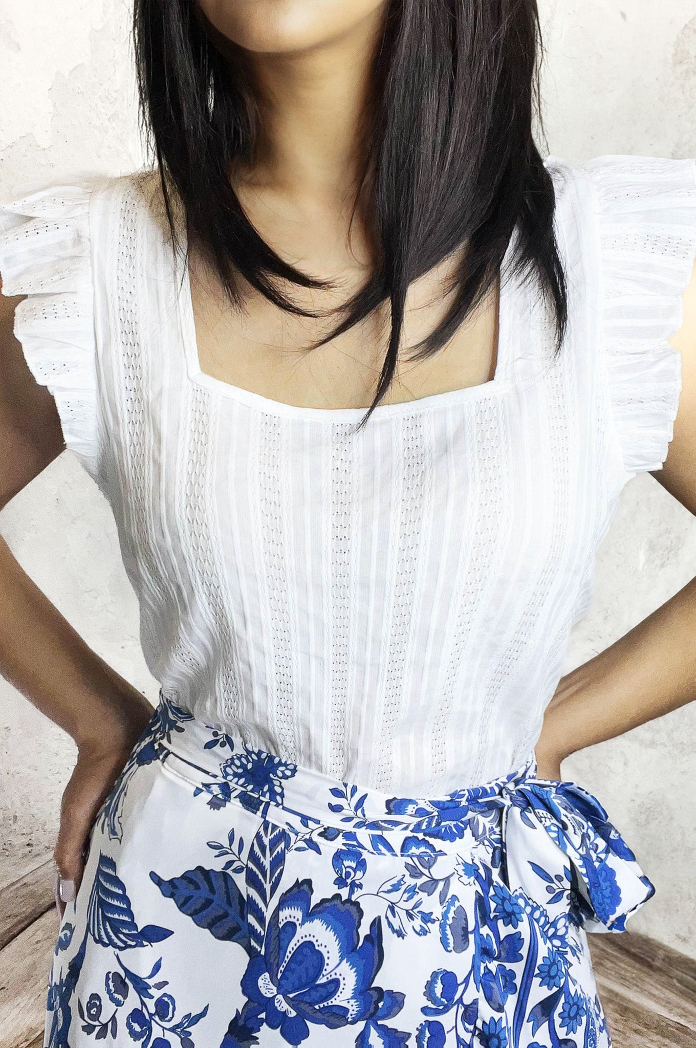 Lilly White Eyelet Blouse