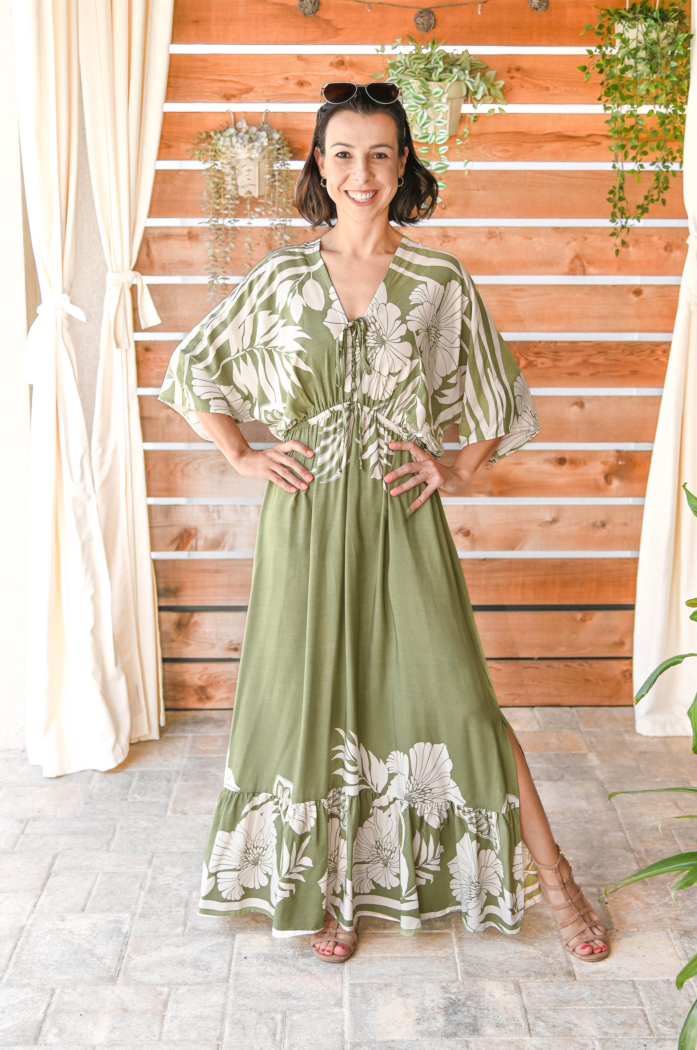 Hawaiian Maxi Dress | Green Loloh Boutique Hawaiian Maxi Dress | Green Loloh Boutique