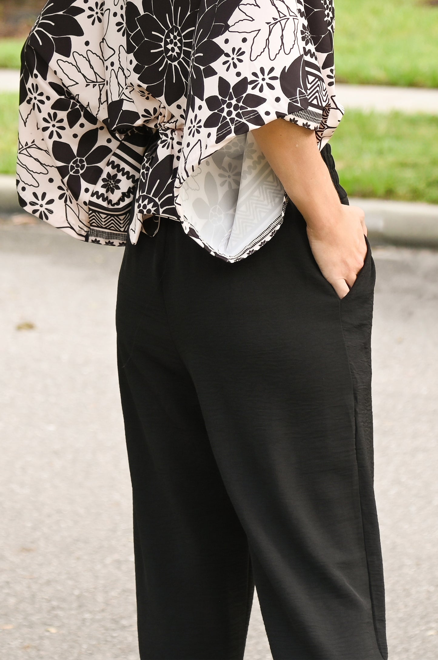 Paradise Wide-Leg Pants - Black