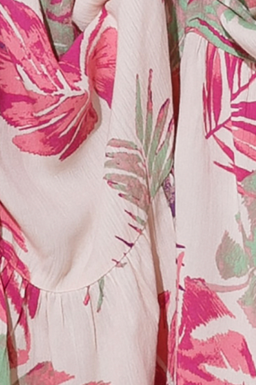 Pink Lemonade Tropical Maxi Dress