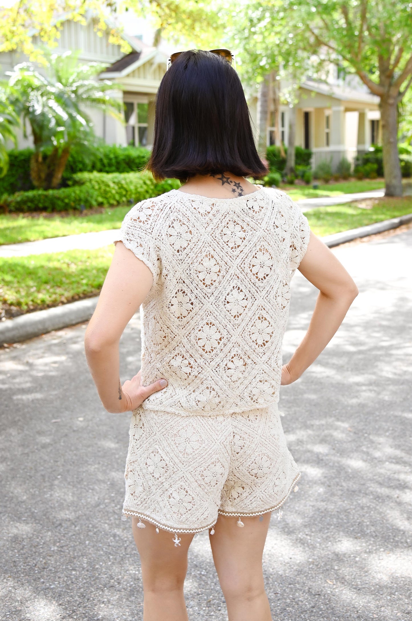 Seashell Crochet 2-Piece Matching Set | Outfit Sets