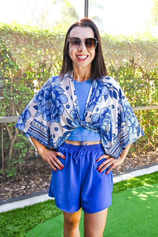 Eden Front Tie Crop Top