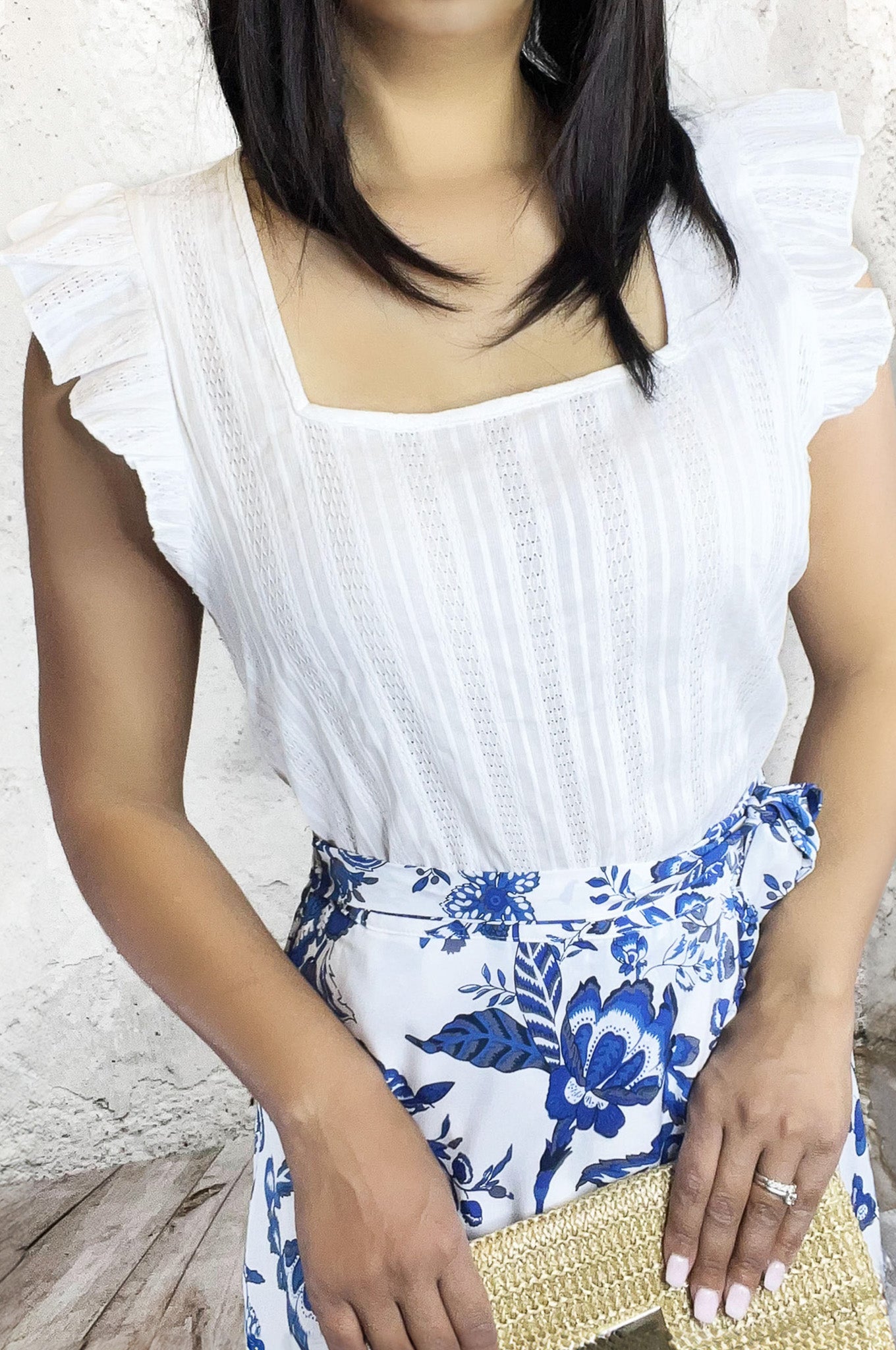 Lilly White Eyelet Blouse