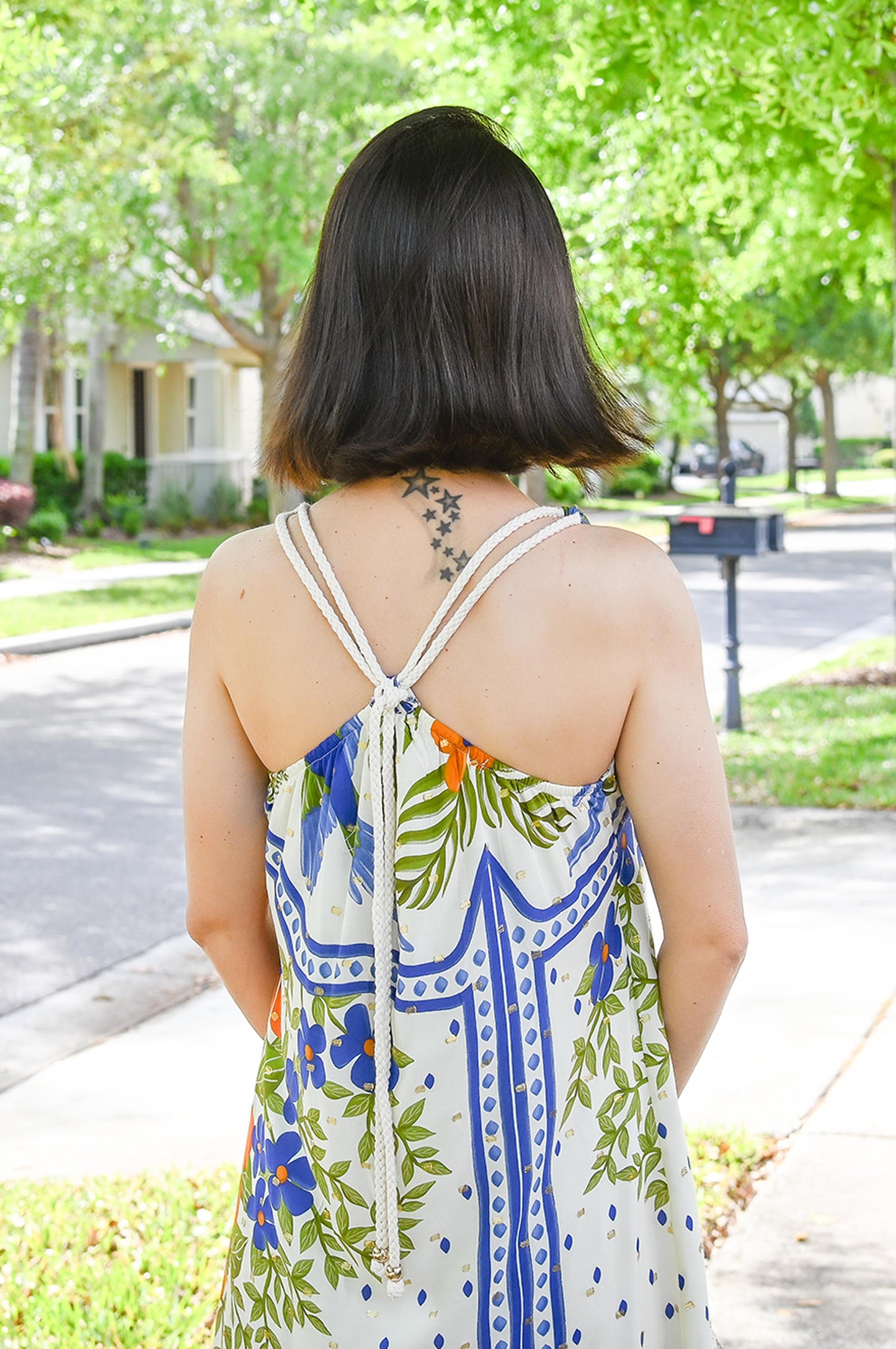 Macaw Floral Summer Long Dress